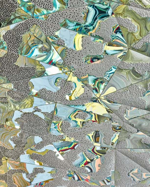 The Wall: Polychrome Swirls I 